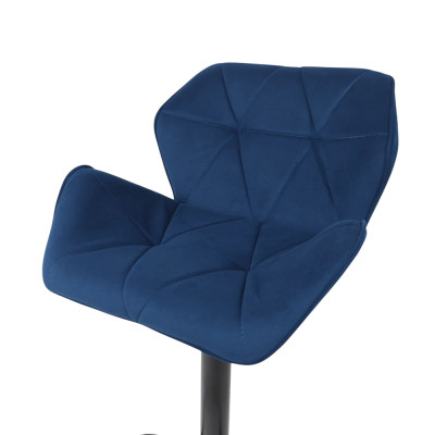 Кресло барное BERLIN GB Velutto 26 велюр/черный