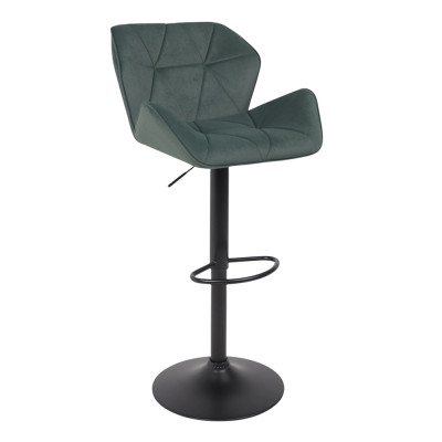 Кресло барное BERLIN GB Kiton 708 велюр/черный