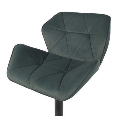 Кресло барное BERLIN GB Kiton 708 велюр/черный