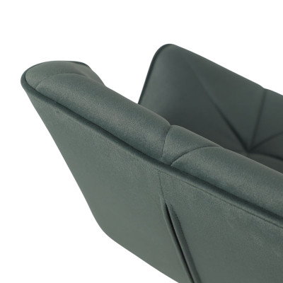 Кресло барное BERLIN GB Kiton 708 велюр/черный