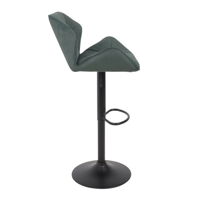 Кресло барное BERLIN GB Kiton 708 велюр/черный