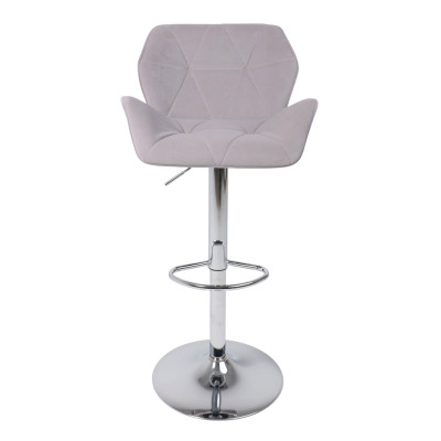 Кресло барное BERLIN GB Kiton 722 велюр/хром