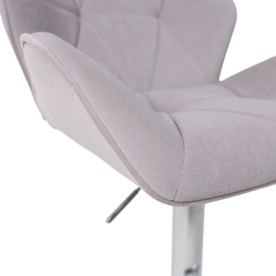 Кресло барное BERLIN GB Kiton 722 велюр/хром