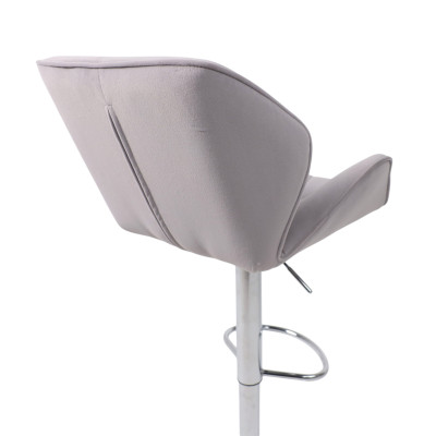 Кресло барное BERLIN GB Kiton 722 велюр/хром