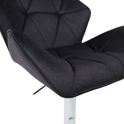 Кресло барное BERLIN GB Seven 35 велюр/хром