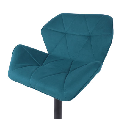 Кресло барное BERLIN GB Velutto 20 велюр/черный