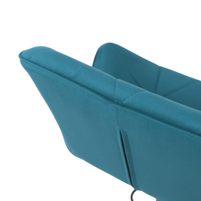 Кресло барное BERLIN GB Velutto 20 велюр/черный