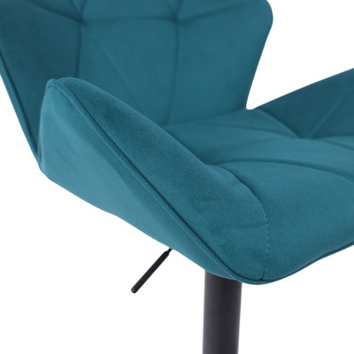 Кресло барное BERLIN GB Velutto 20 велюр/черный