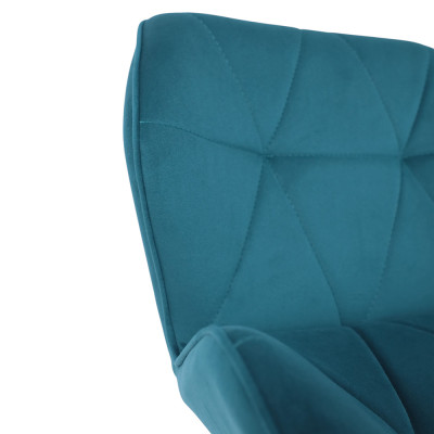 Кресло барное BERLIN GB Velutto 20 велюр/черный