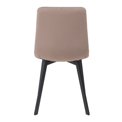 Кресло РОЙ Velutto 22 (серо-бежевый) велюр/черный