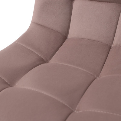 Кресло РОЙ Velutto 22 (серо-бежевый) велюр/черный