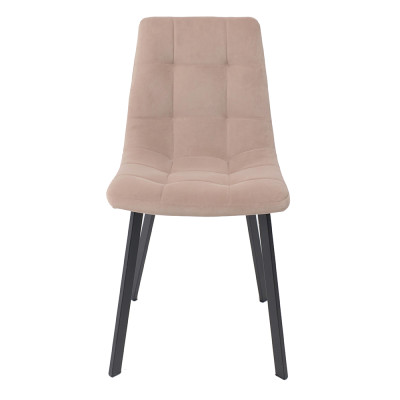 Кресло РОЙ Kiton 706 (бежевый) велюр/черный