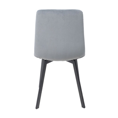 Кресло РОЙ Kiton 711 (серый) велюр/черный