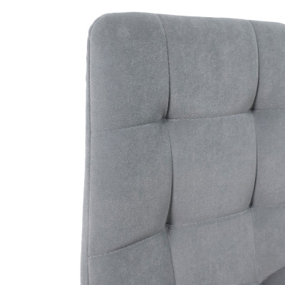 Кресло РОЙ Kiton 711 (серый) велюр/черный