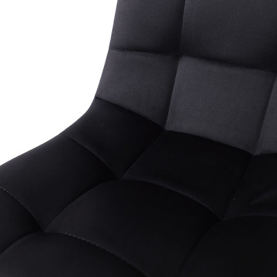 Кресло РОЙ Seven 035 (черный) велюр/черный