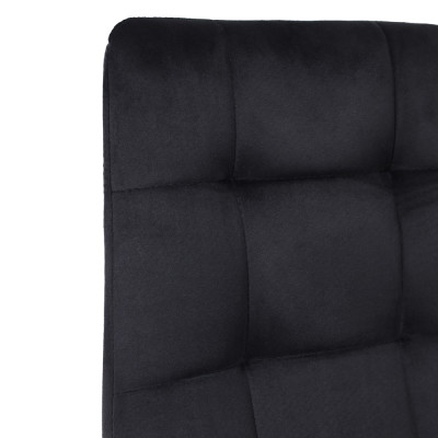 Кресло РОЙ Seven 035 (черный) велюр/черный