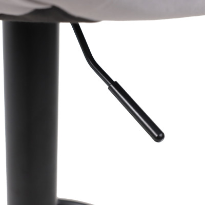 Кресло барное РОЙ GB Kiton 722 Smoke велюр/черный