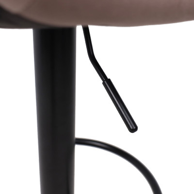 Кресло барное РОЙ GB Velutto 22 велюр/черный