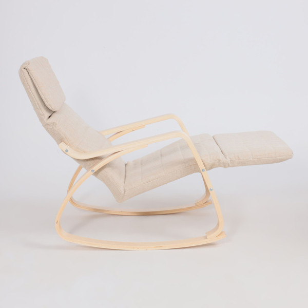 Кресло-качалка AksHome SMART ткань beige