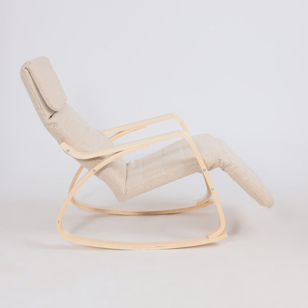 Кресло-качалка AksHome SMART ткань beige