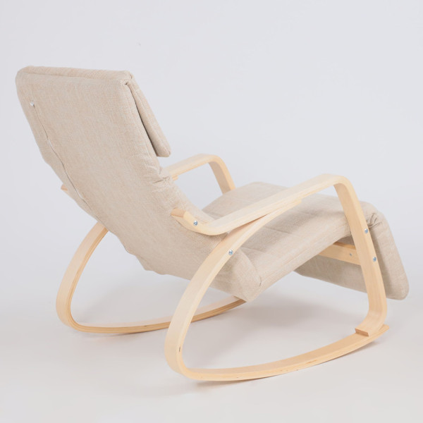 Кресло-качалка AksHome SMART ткань beige