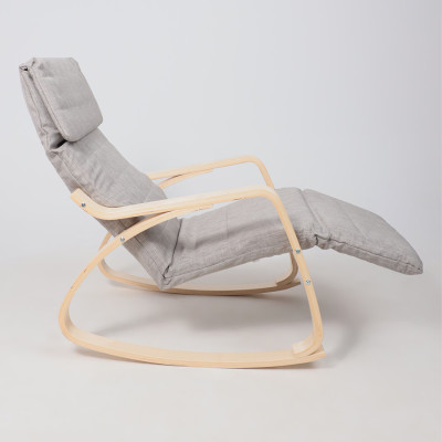 Кресло-качалка AksHome SMART ткань grey