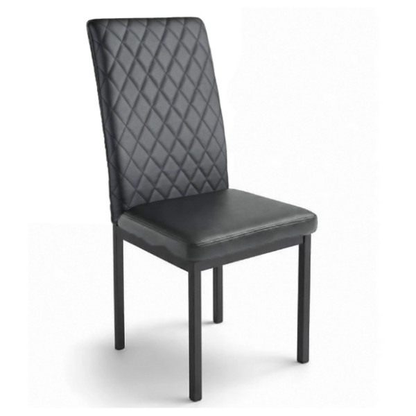 Стул AUPI Эталон PU Black light grey