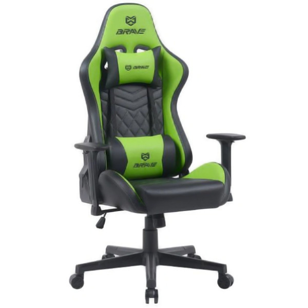 Кресло BRAVE AF-17-2 Nuke Black / Green