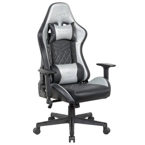 Кресло BRAVE AF-17-2 Nuke Black / Silver