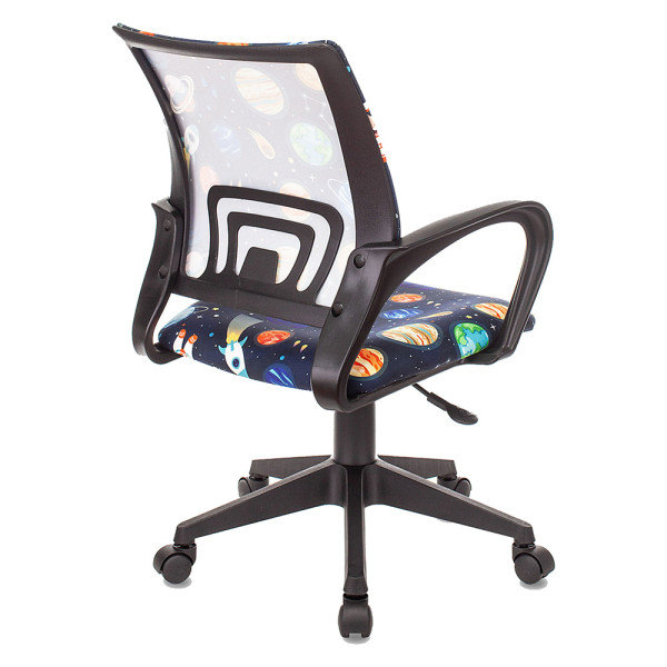 Кресло Бюрократ Burokids 1 тёмно-синий космонавт