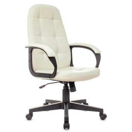 Кресло Бюрократ CH-002 PU слоновая кость