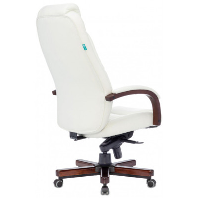 Кресло Бюрократ T-9923 WALNUT слоновая кость