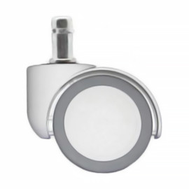 Ролик пластиковый белый