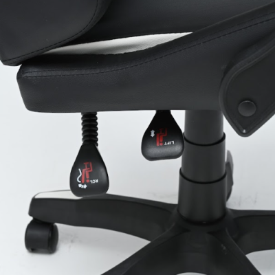 Кресло EliteGamer EC001 (белый/черный)