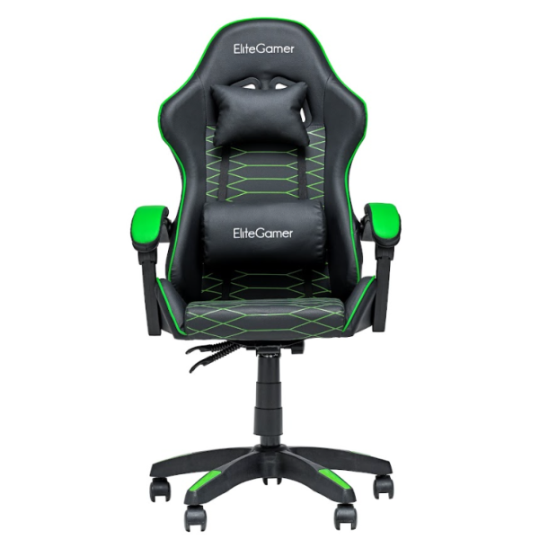 Кресло EliteGamer EC003 (зеленый/черный)