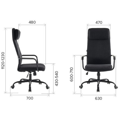 Кресло Everprof Mars ткань black