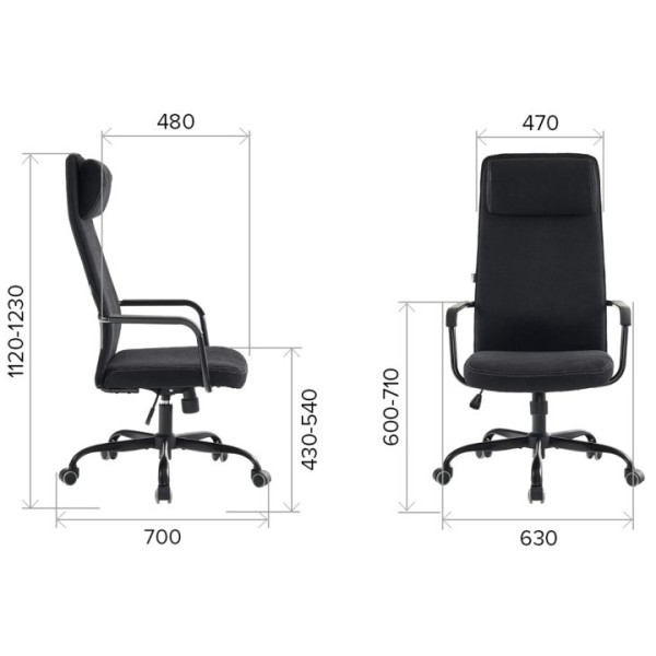 Кресло Everprof Mars ткань black