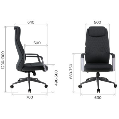 Кресло Everprof Singapure dark grey