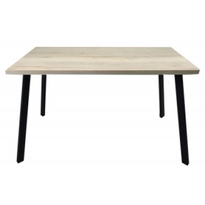 Стол нераздвижной ПГ-43, ДУБ ГАЛИФАКС БЕЛЫЙ/ножка наклонная