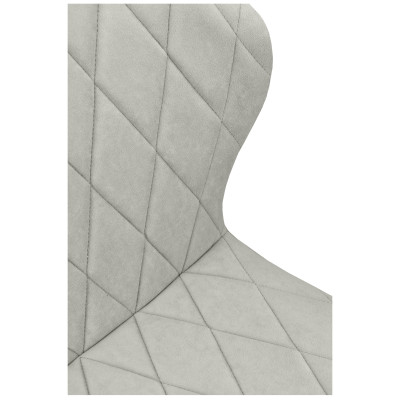 Стул "Бергамо", ЭМАЛЬ ЧЕРНЫЙ МУАР,  Catania Smoke