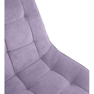 Стул "Флоренция", ЭМАЛЬ ЧЕРНЫЙ МУАР, ткань Catania Lavender