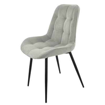 Стул "Флоренция", ЭМАЛЬ ЧЕРНЫЙ МУАР,  Catania Smoke