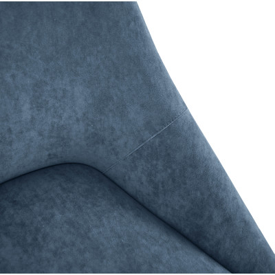 Стул "Монти" лофт, ЭМАЛЬ ЧЕРНЫЙ МУАР, ткань Catania Steel