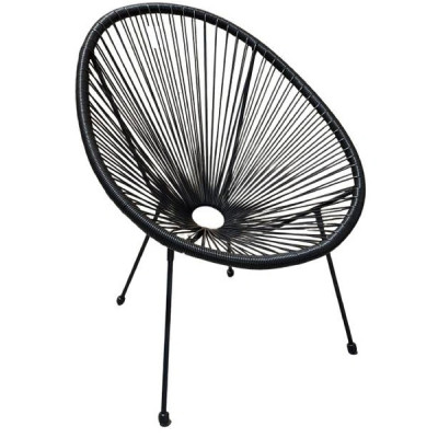 Кресло для сада Kingstyle GC-3 Frias Black / Black