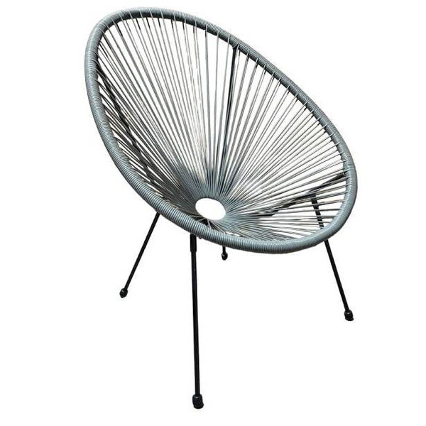 Кресло для сада Kingstyle GC-3 Frias Black / Grey