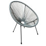Кресло для сада Kingstyle GC-3 Frias Black / Grey