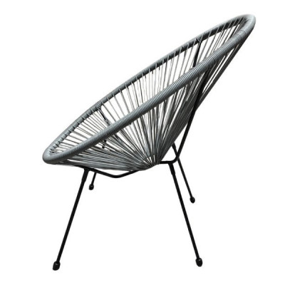 Кресло для сада Kingstyle GC-3 Frias Black / Grey