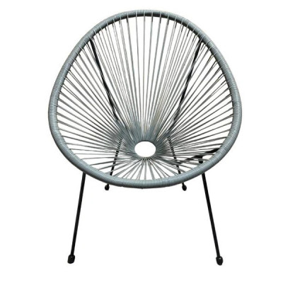 Кресло для сада Kingstyle GC-3 Frias Black / Grey