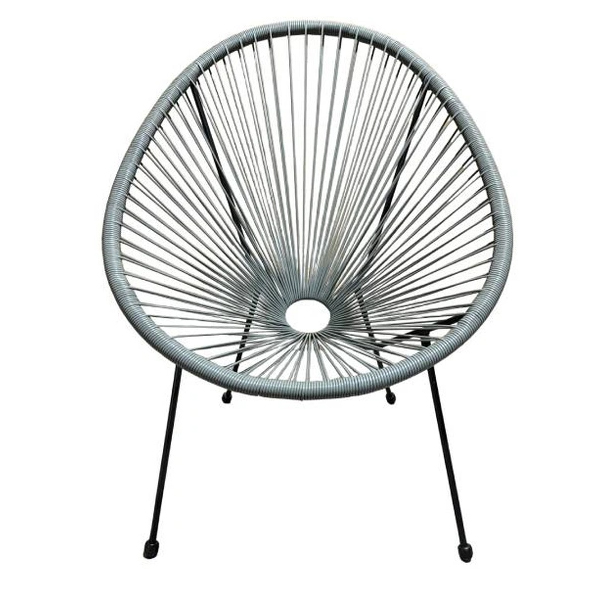 Кресло для сада Kingstyle GC-3 Frias Black / Grey