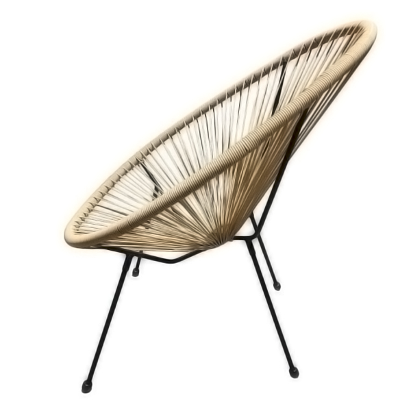 Кресло для сада Kingstyle GC-3 Frias Black / Beige